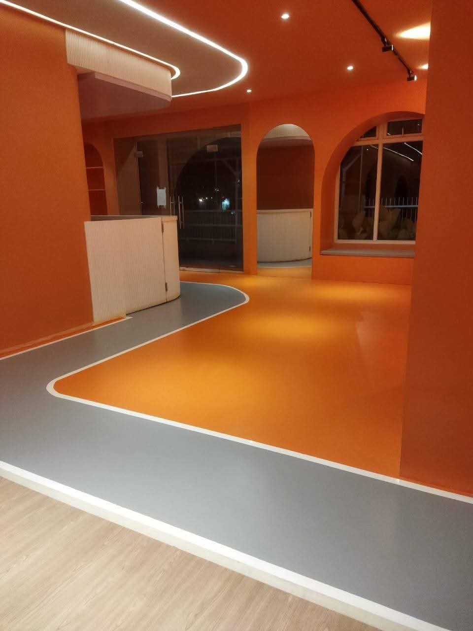 Hasil akhir epoxy lantai Tangerang