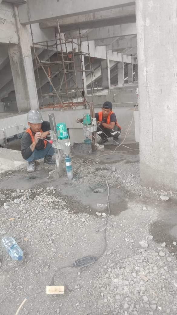Jasa coring beton concrete coring profesional PT. ANAS COLOSSAL GROUP