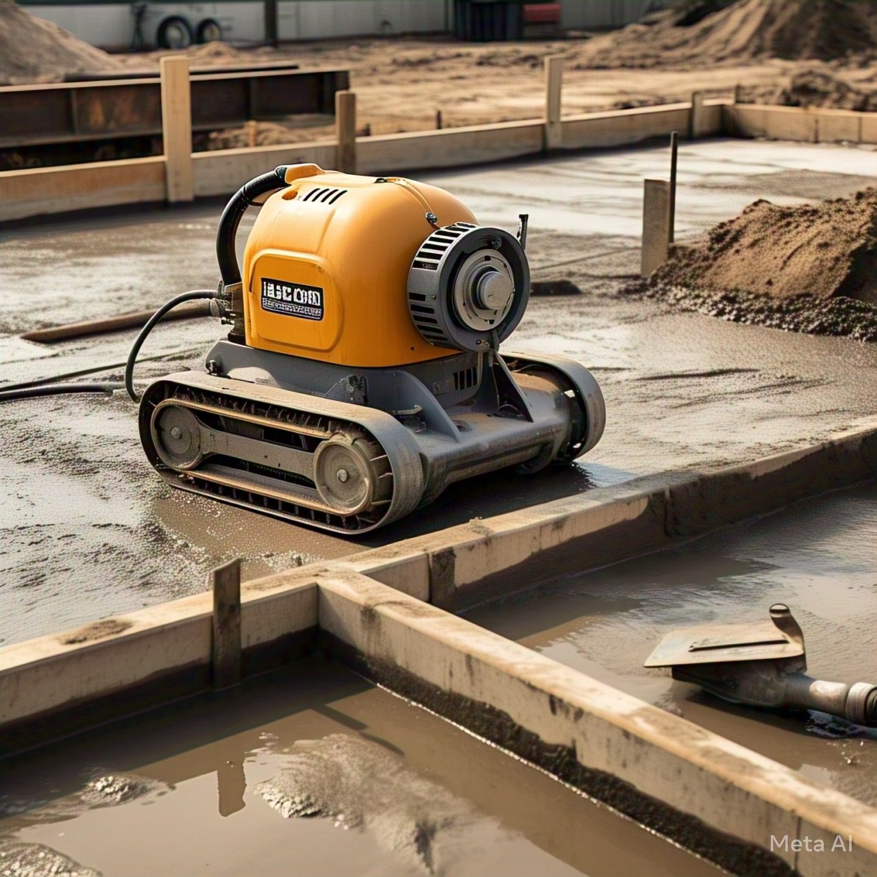 Hasil akhir beton dengan waterproofing integral
