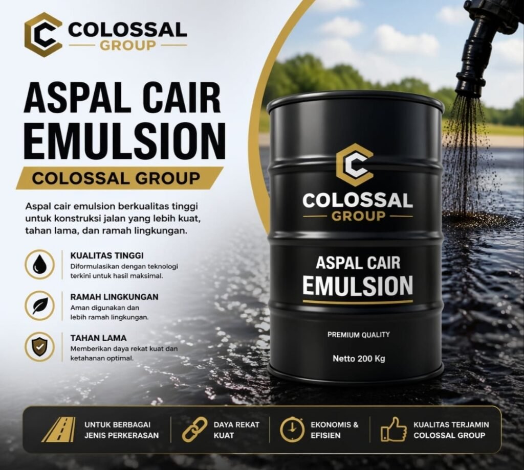 Harga Aspal Cair Emulsion Gambir Terbaru 2026 Termurah