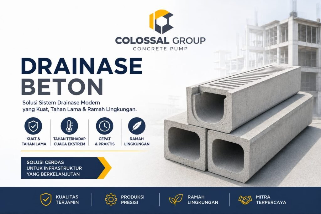 Jasa Drainase Beton Cakung 2026 Spesialis Saluran Air COLOSSAL GROUP