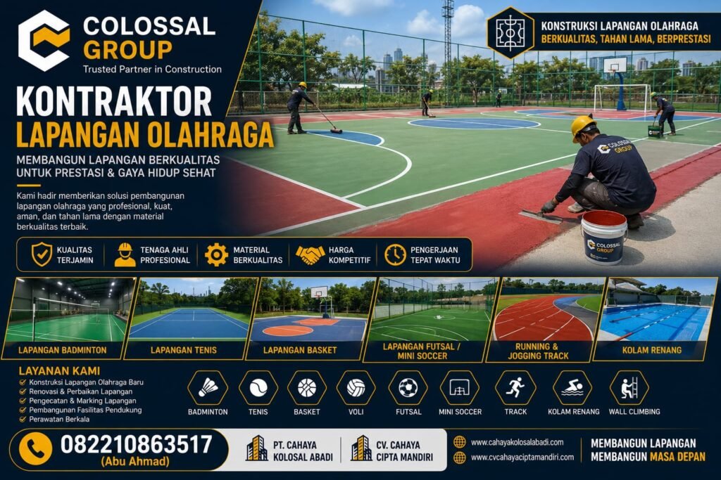 Jasa Lapangan Olahraga Multifungsi Gedongtengen